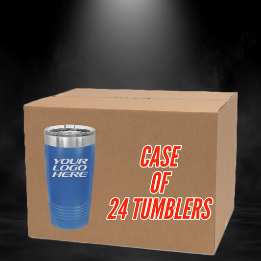 Case(24) 20oz Polar Camel Tumblers with Slide Lock Lid - Dishwasher Safe!